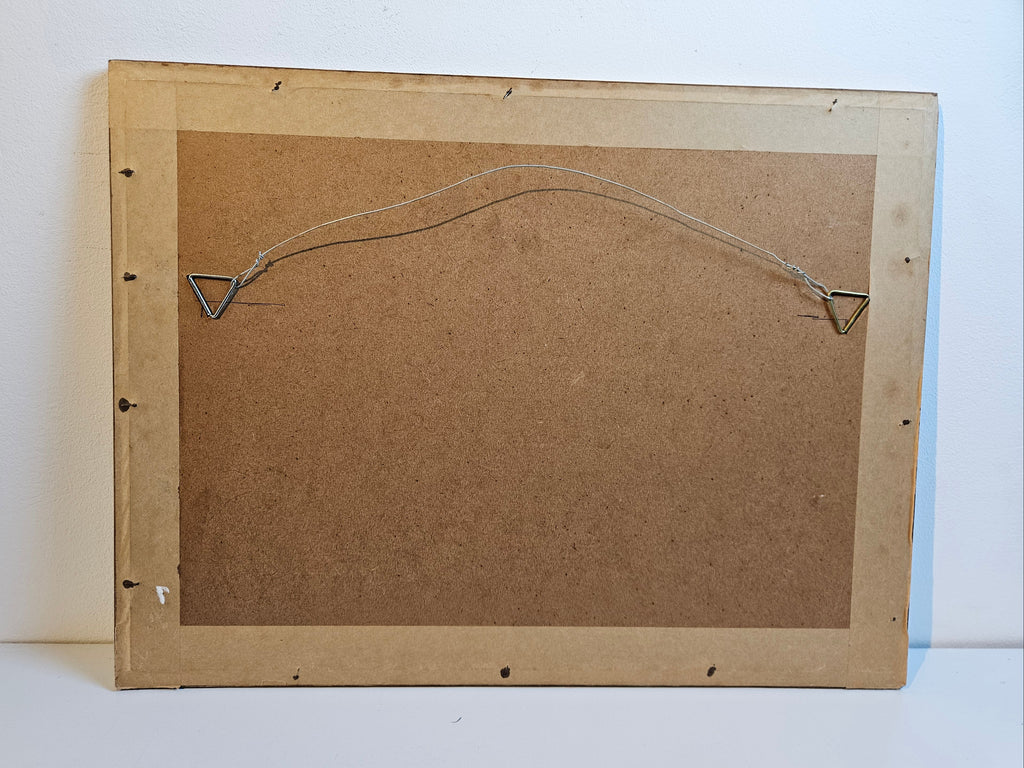 Antieke Kopergravure M.E. Ridinger (ca. 1768) – "Vitulua Marinus" (Zeehond/Zeekalf) – Handgekleurd & Ingelijst