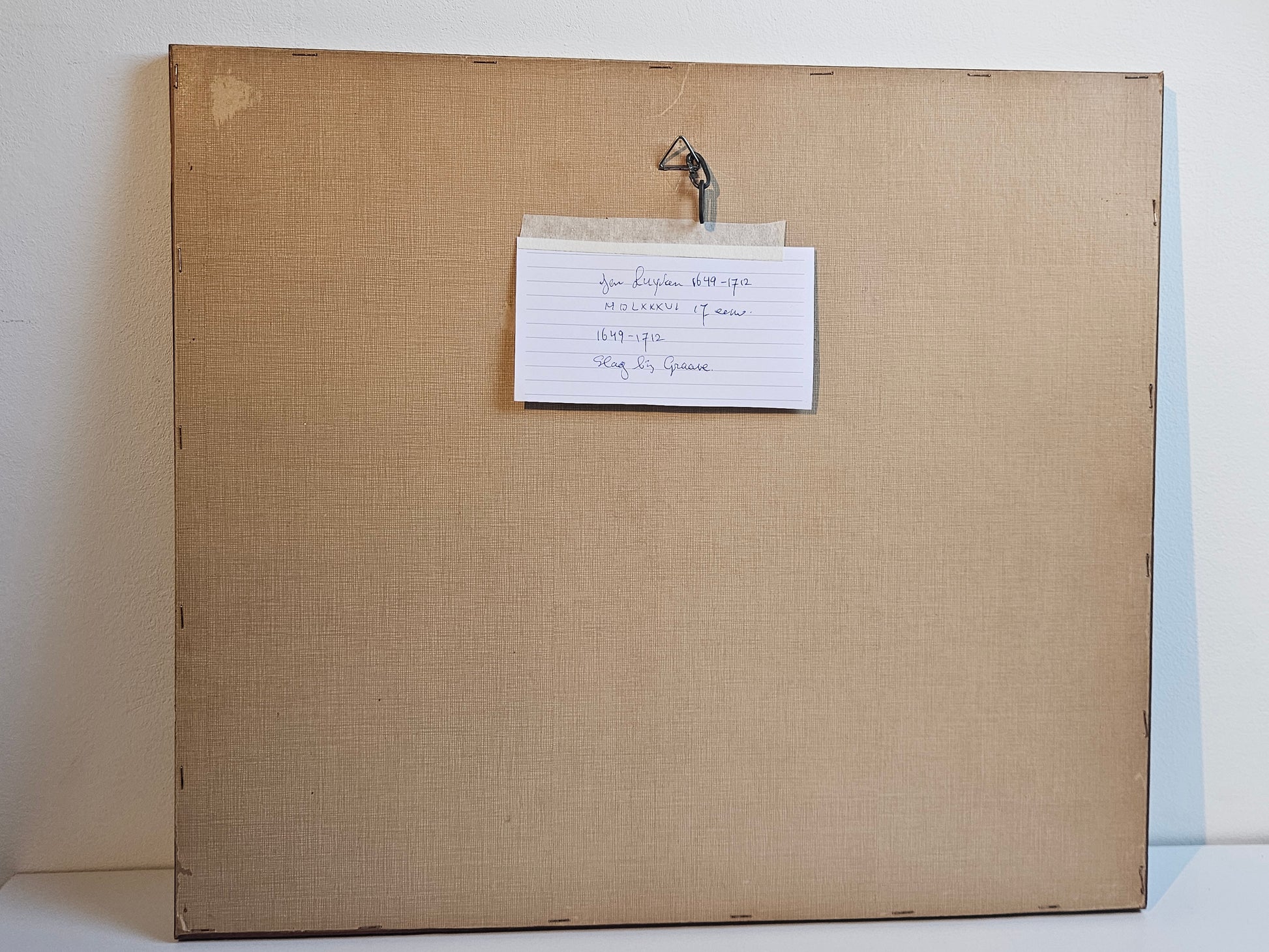 Antieke kopergravure “Het Beleg van Grave” – Jan Luyken – ingelijst historisch tafereel