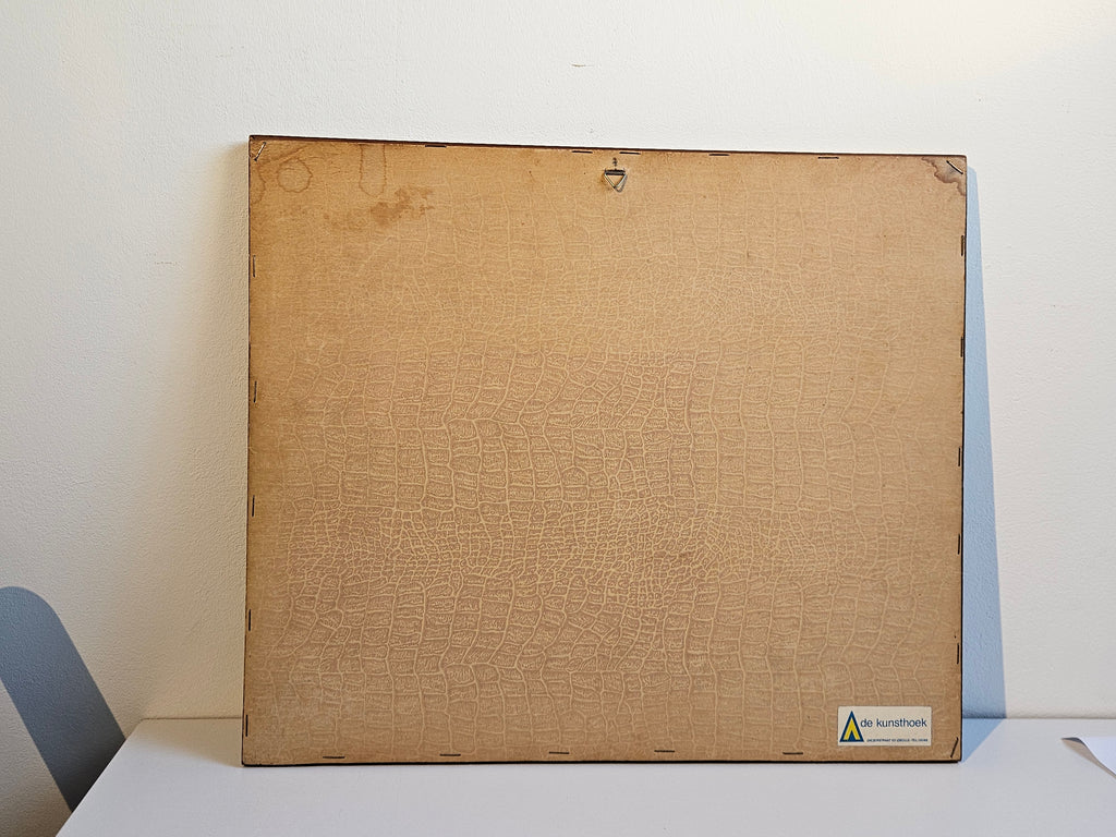 Authentieke Antieke Stadskaart Arnhem – Lodovico Guicciardini (ca. 1612) – Ingelijst (44,5 x 38 cm)