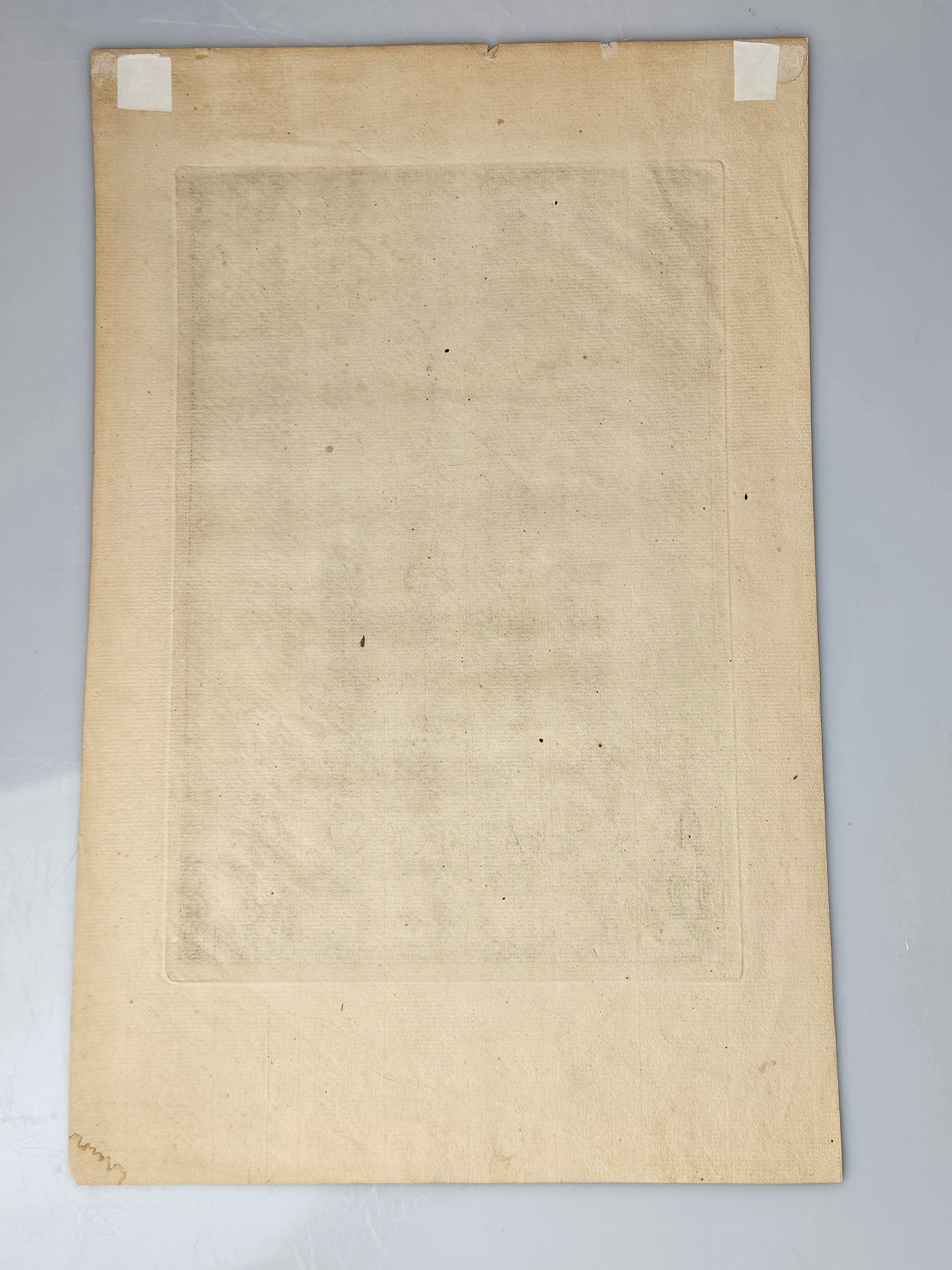 18e-eeuwse kopergravure “De Waag” – Amsterdam Dam – uitgave I. Tirion (1760–1767)