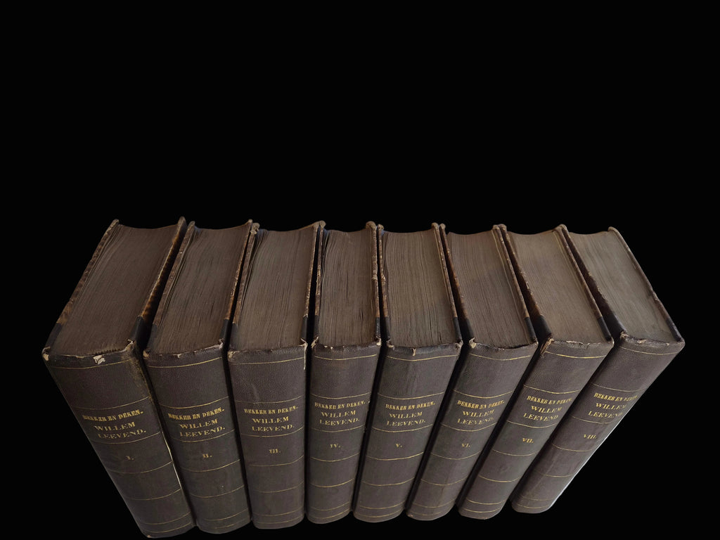 Wolff & Deken – Historie van den Heer Willem Leevend – Complete 8-delige eerste uitgave (1784–1785) – Met Ex Libris van Frits Lugt