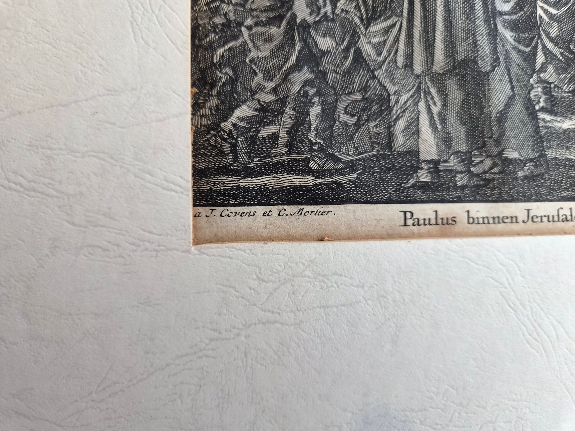 Jan Luyken – “Paulus wordt binnen Jeruzalem gevangen genomen” – Monumentale 18e-eeuwse Bijbelse Kopergravure
