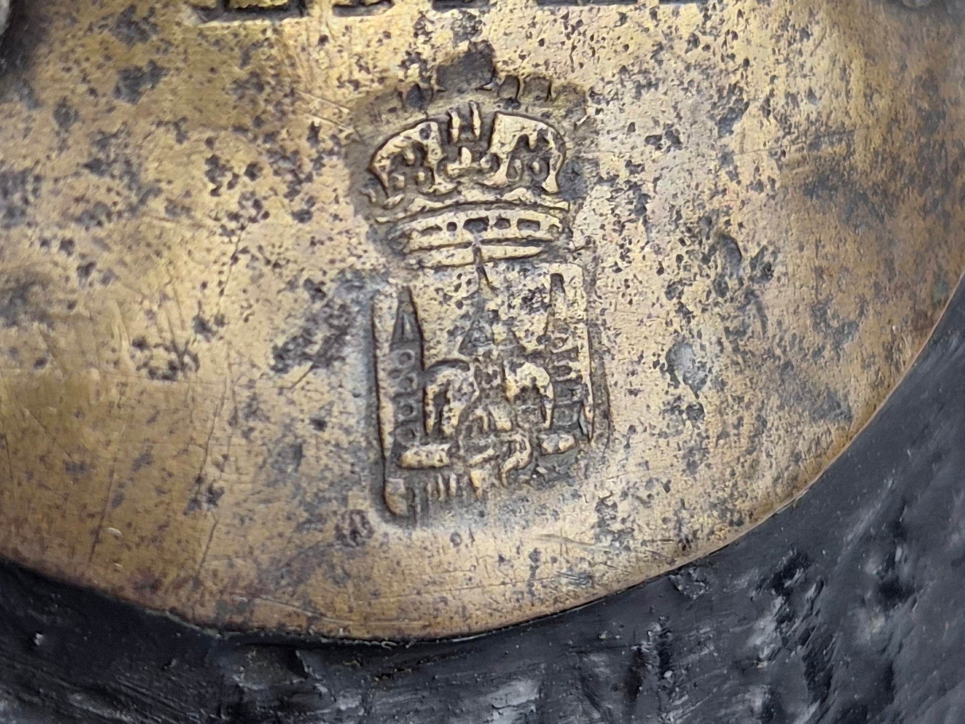 Antieke Geijkte IJzeren Inhoudsmaat – 2 Liter – Nederlandse Handelsmaat - Middelburg
