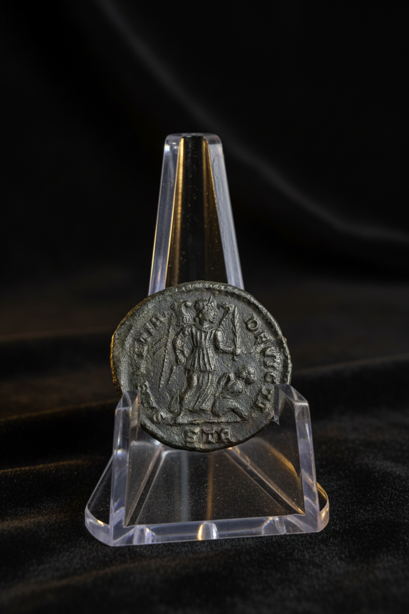 Romeinse Munt - Bronzen Follis van Constantijn de Grote – Sarmatia Devicta (323-324 n.Chr.)