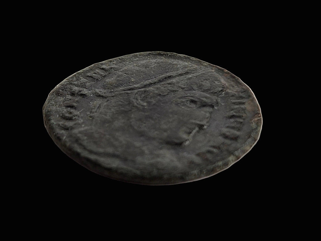 Romeinse Munt - Bronzen Follis van Constantijn de Grote – Sarmatia Devicta (323-324 n.Chr.)