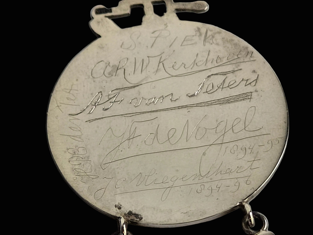 Antieke Zilveren Fietsmedaille D.S.V.C. (1894-1895) | Van Kempen Zilver