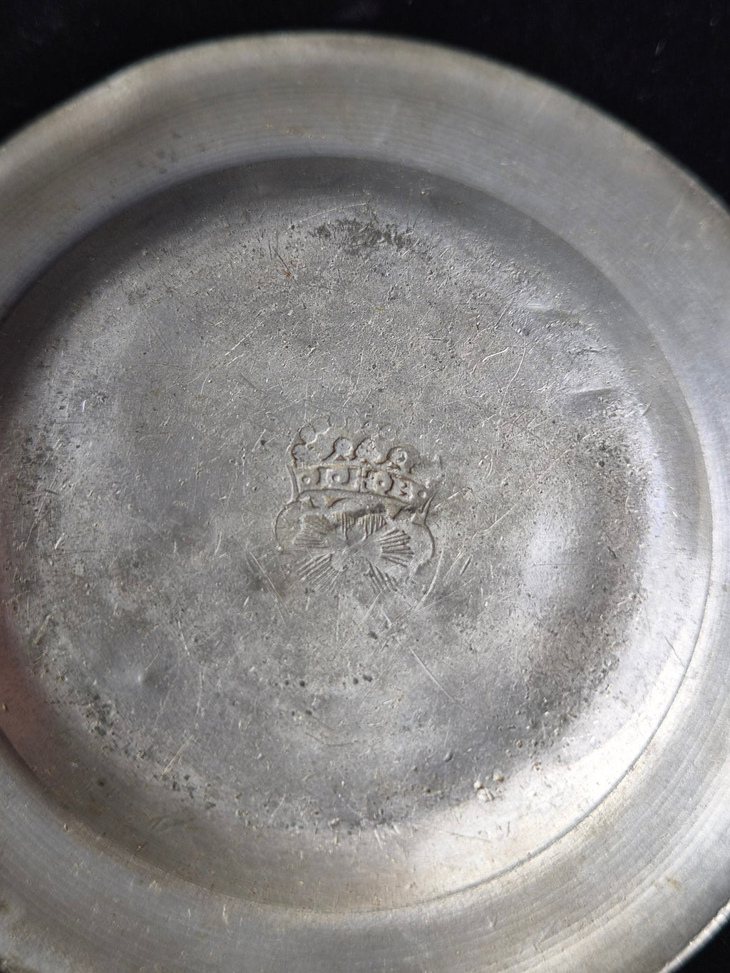 Antiek Tinnen Kinderservies van I.H. Bours (1791-1842) – Origineel 19e-eeuws Speelgoed uit Venlo