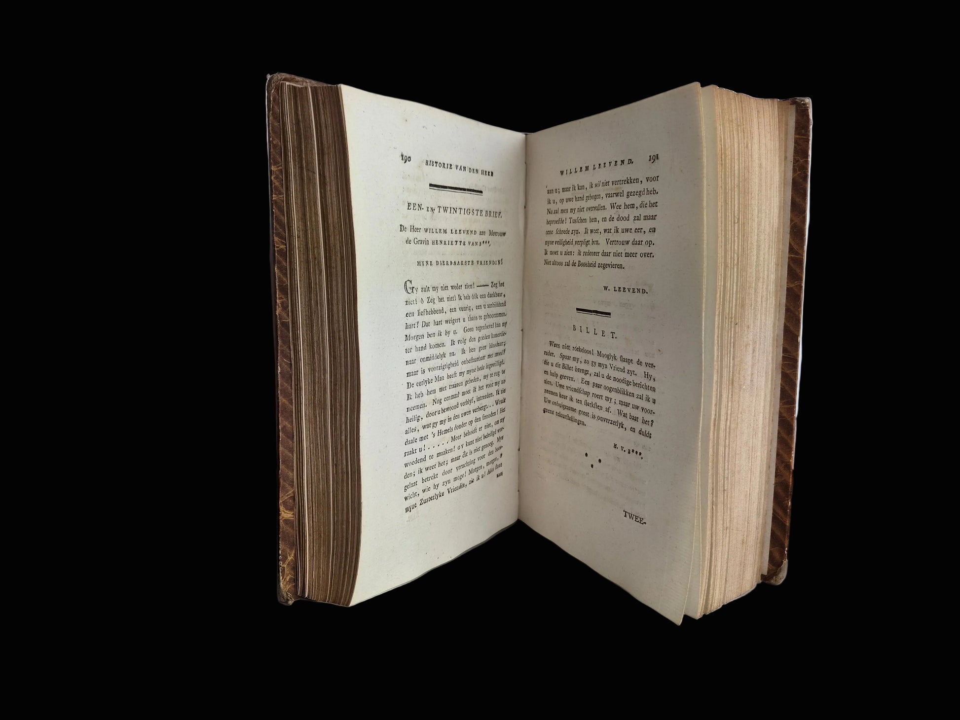Wolff & Deken – Historie van den Heer Willem Leevend – Complete 8-delige eerste uitgave (1784–1785) – Met Ex Libris van Frits Lugt