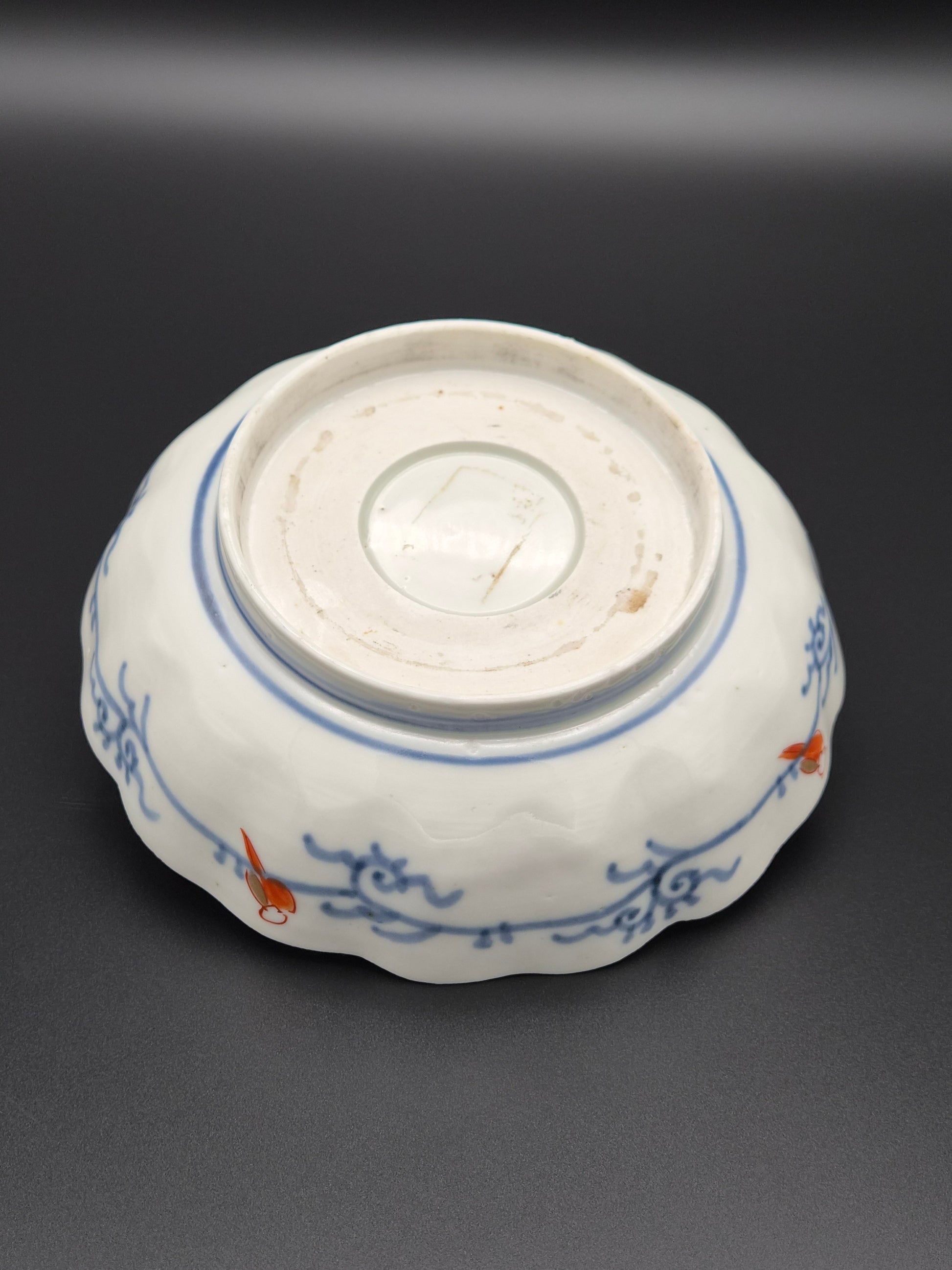 Antieke Japanse Imari Mukōzuke (向付) – Ø 15,3 cm – Arita Porselein – Edo / Vroege Meiji ca. 1850–1880