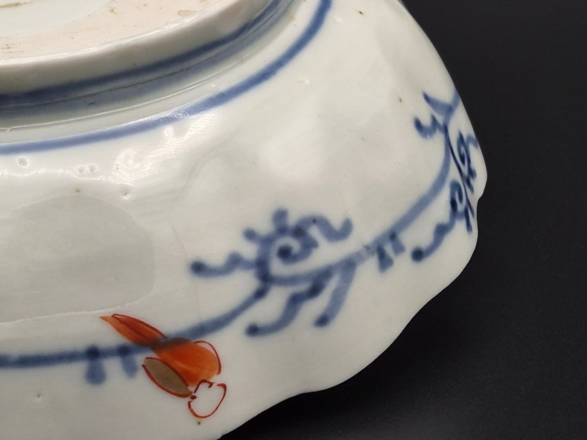 Antieke Japanse Imari Mukōzuke (向付) – Ø 15,3 cm – Arita Porselein – Edo / Vroege Meiji ca. 1850–1880