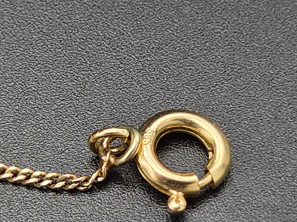 14 Karaat Gouden Collier met Gefacetteerde Granaten – 42 cm – 27,13 gram – Meester P. Walsweer (Sneek)