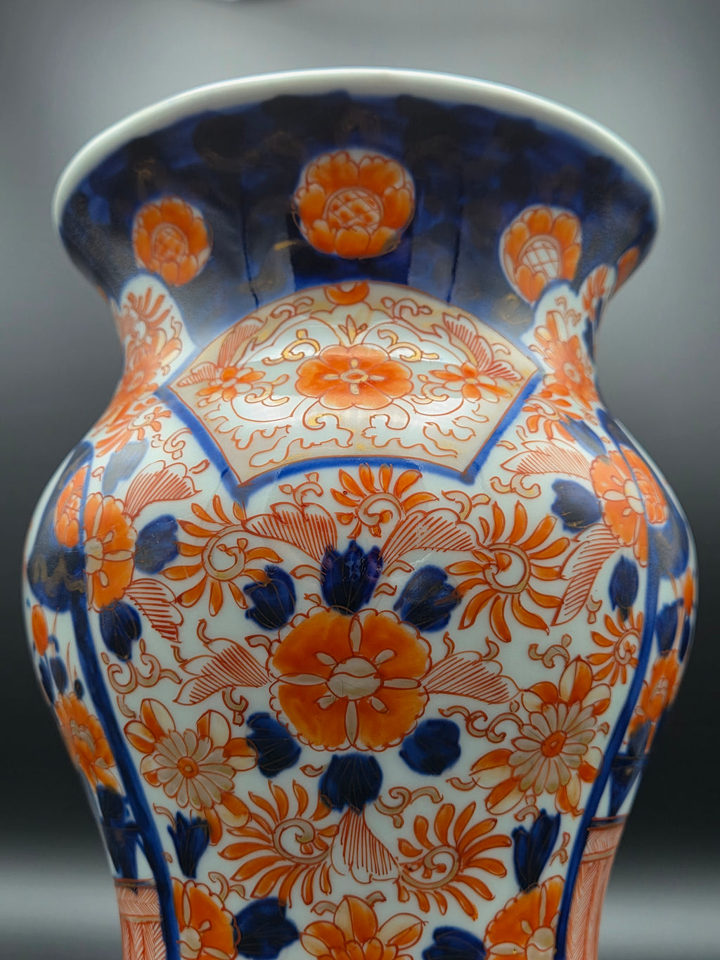 Antieke Japanse Imari Baluster Vaas 26,5 cm | 19e Eeuw