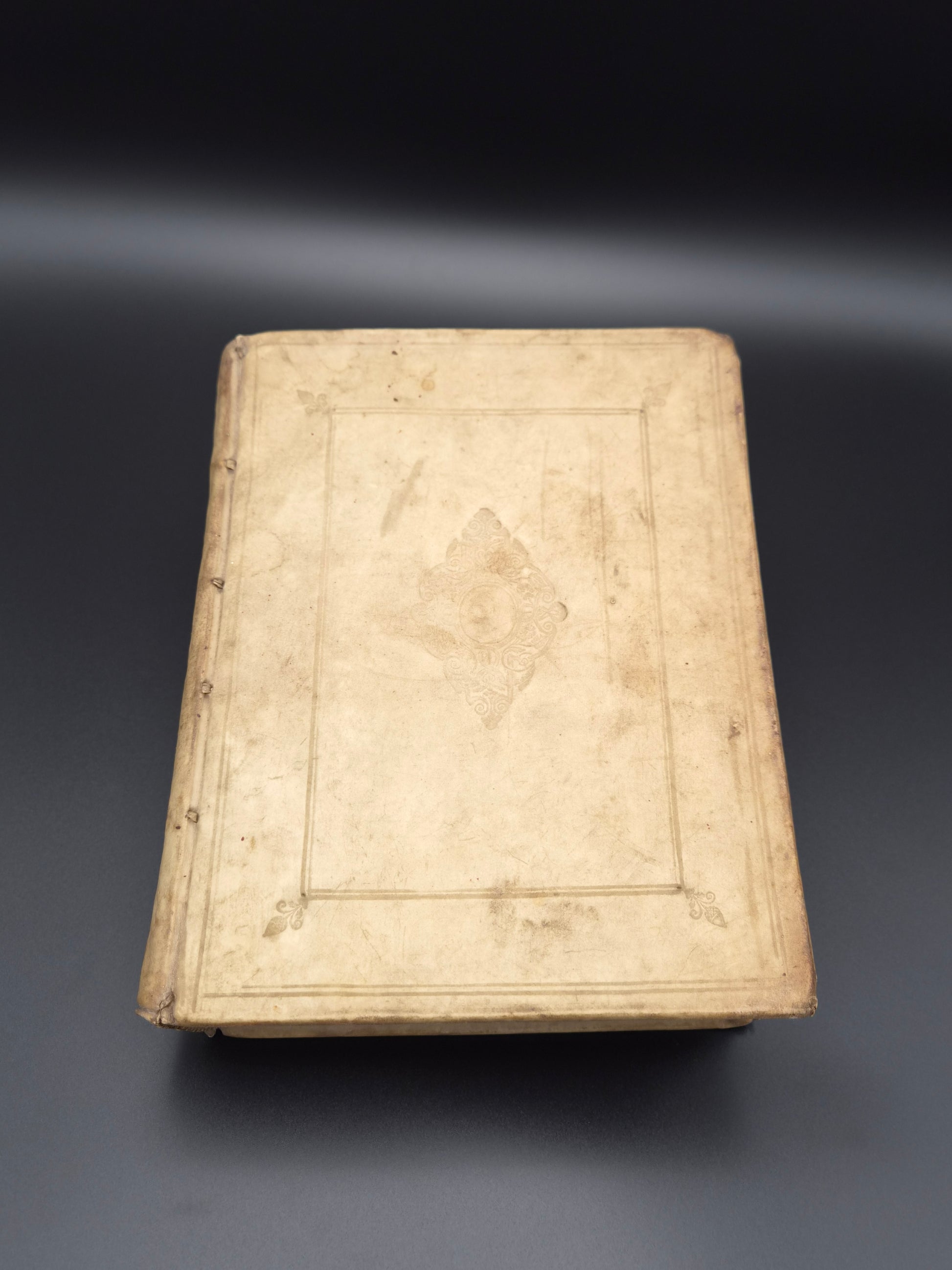 Antiek Boek 1718 - F. Halma: Heilige Feestgezangen - Luxe Blindgestempeld Perkament / Stamped Vellum Binding - ~30 Gravures - Lamsvelt & Doesburgh