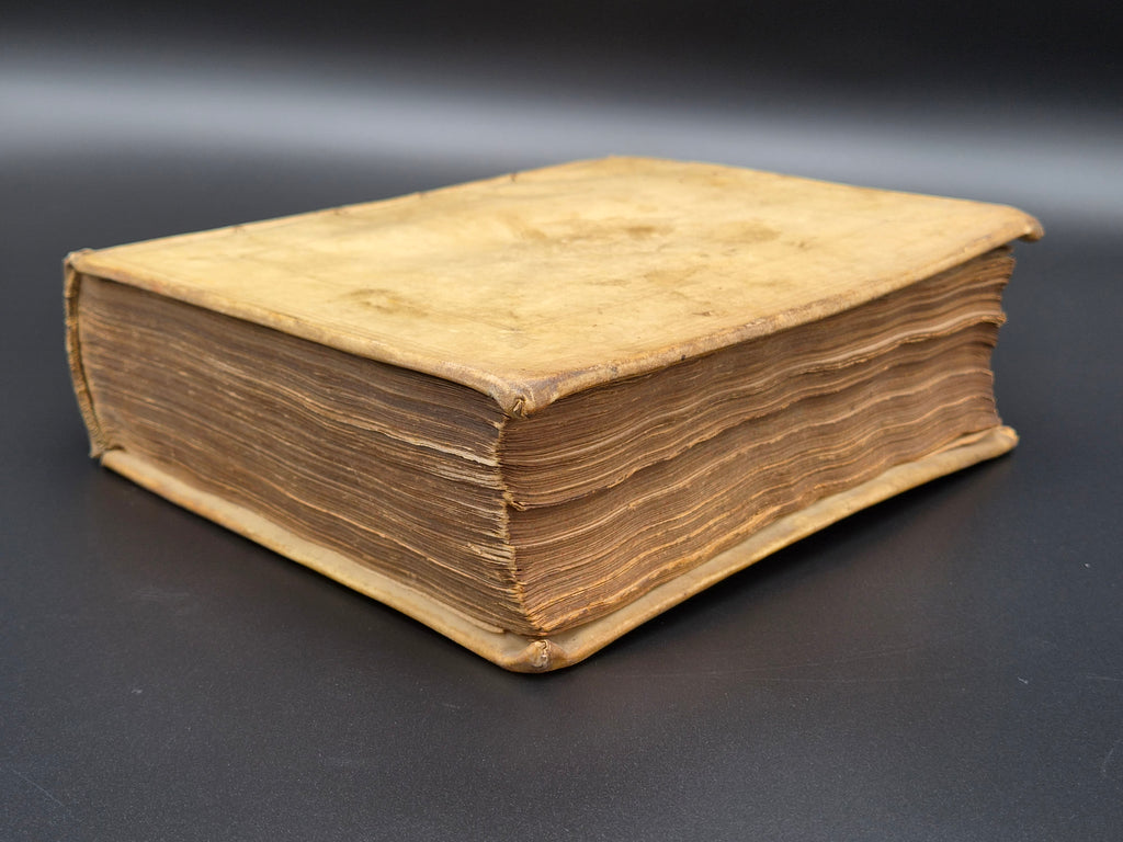 Antiek Boek 1718 - F. Halma: Heilige Feestgezangen - Luxe Blindgestempeld Perkament / Stamped Vellum Binding - ~30 Gravures - Lamsvelt & Doesburgh