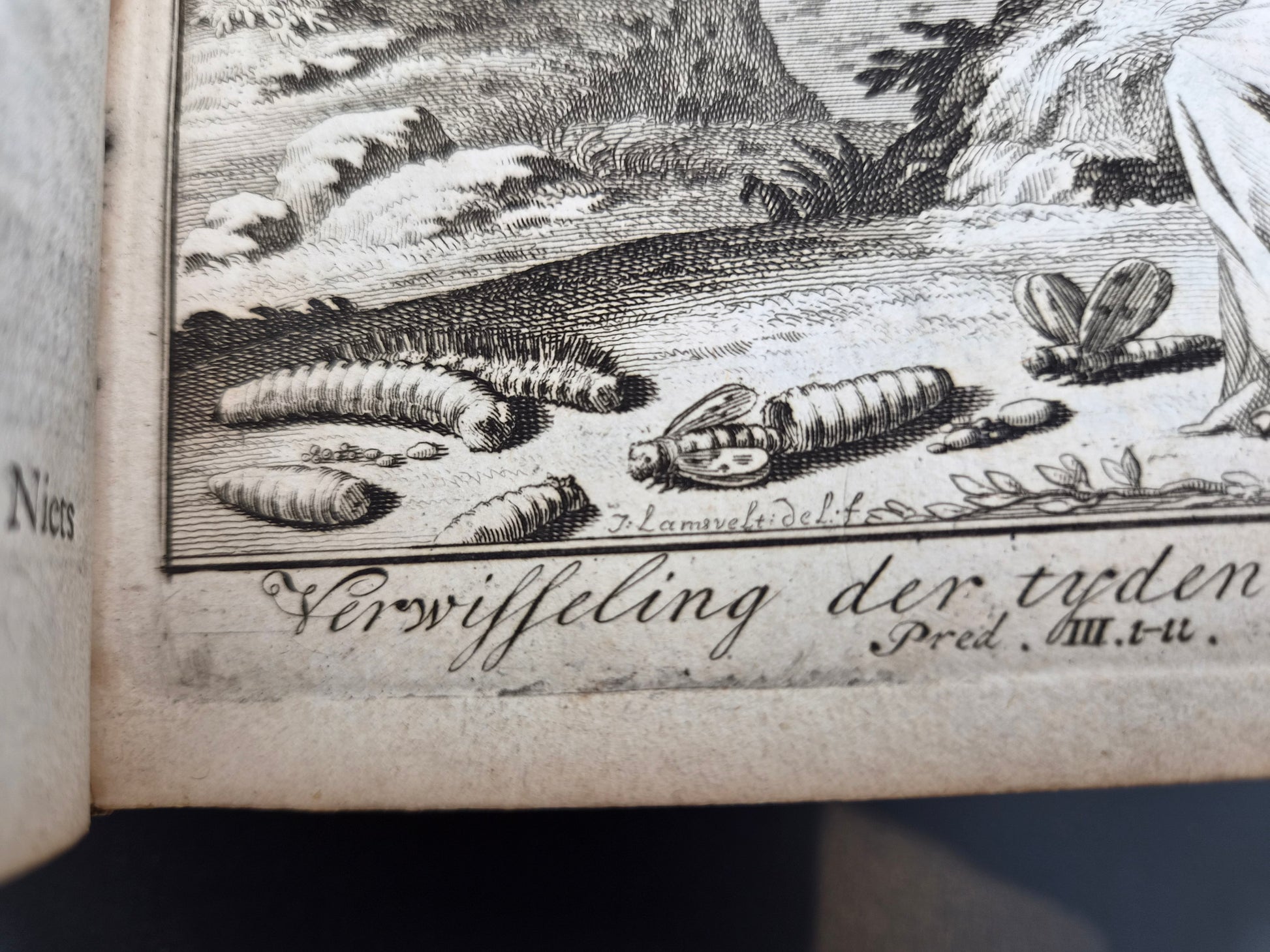 Antiek Boek 1718 - F. Halma: Heilige Feestgezangen - Luxe Blindgestempeld Perkament / Stamped Vellum Binding - ~30 Gravures - Lamsvelt & Doesburgh