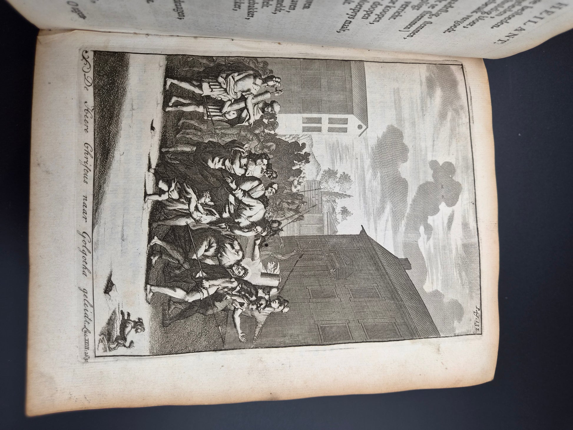 Antiek Boek 1718 - F. Halma: Heilige Feestgezangen - Luxe Blindgestempeld Perkament / Stamped Vellum Binding - ~30 Gravures - Lamsvelt & Doesburgh