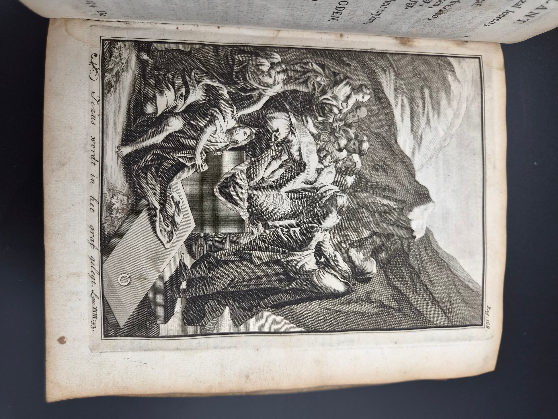 Antiek Boek 1718 - F. Halma: Heilige Feestgezangen - Luxe Blindgestempeld Perkament / Stamped Vellum Binding - ~30 Gravures - Lamsvelt & Doesburgh