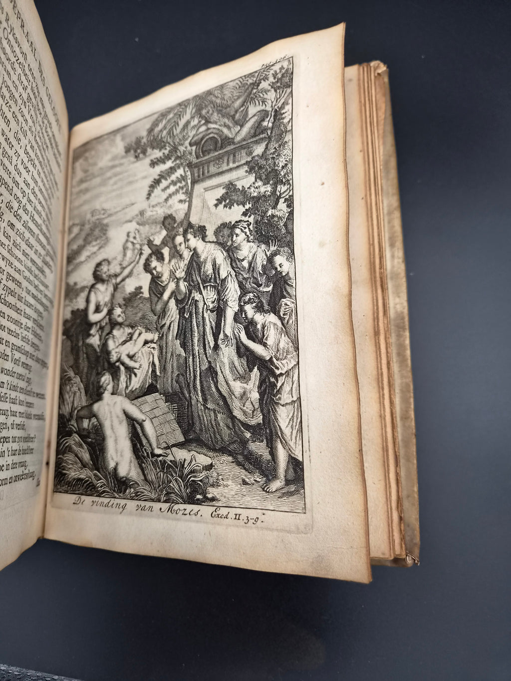 Antiek Boek 1718 - F. Halma: Heilige Feestgezangen - Luxe Blindgestempeld Perkament / Stamped Vellum Binding - ~30 Gravures - Lamsvelt & Doesburgh