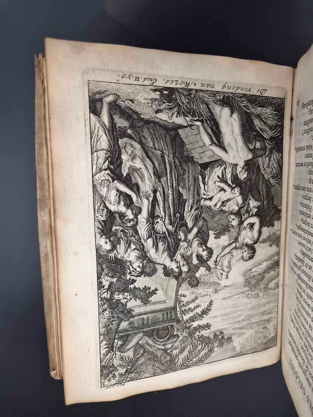 Antiek Boek 1718 - F. Halma: Heilige Feestgezangen - Luxe Blindgestempeld Perkament / Stamped Vellum Binding - ~30 Gravures - Lamsvelt & Doesburgh