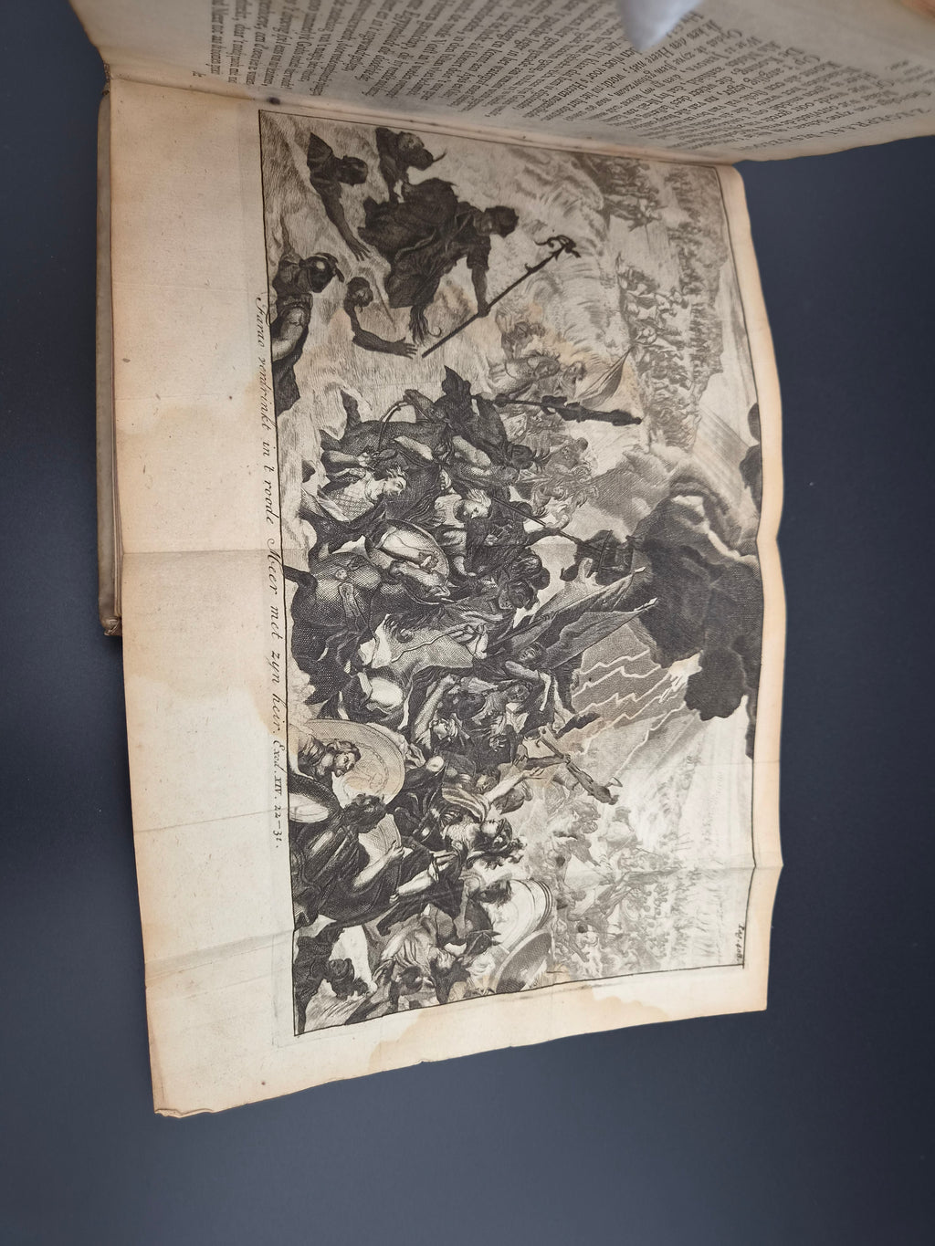 Antiek Boek 1718 - F. Halma: Heilige Feestgezangen - Luxe Blindgestempeld Perkament / Stamped Vellum Binding - ~30 Gravures - Lamsvelt & Doesburgh