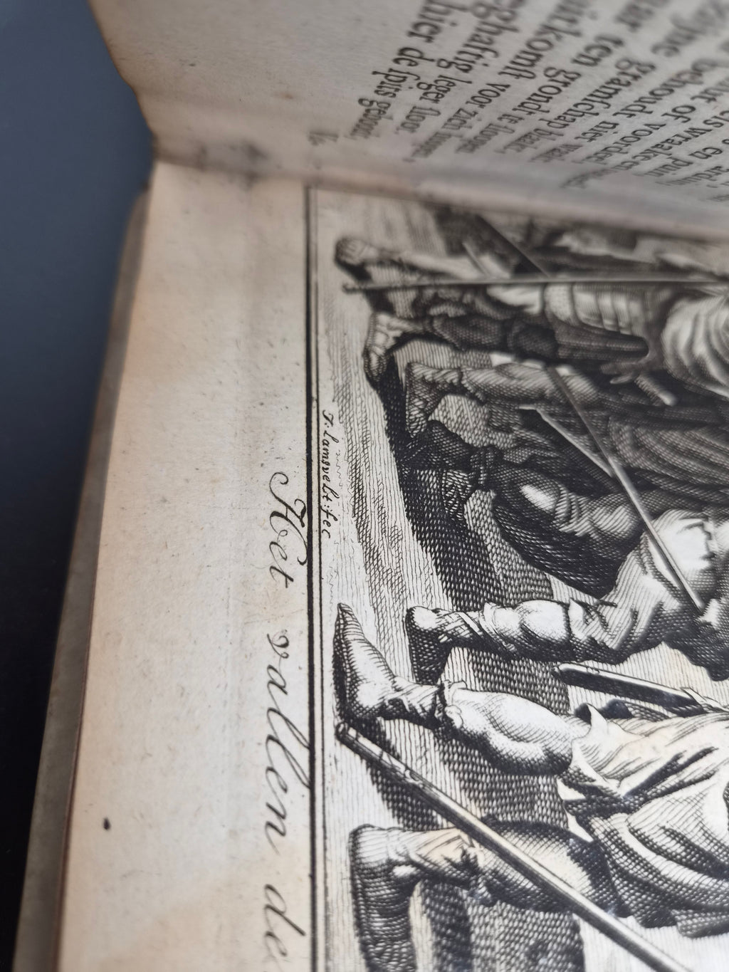 Antiek Boek 1718 - F. Halma: Heilige Feestgezangen - Luxe Blindgestempeld Perkament / Stamped Vellum Binding - ~30 Gravures - Lamsvelt & Doesburgh
