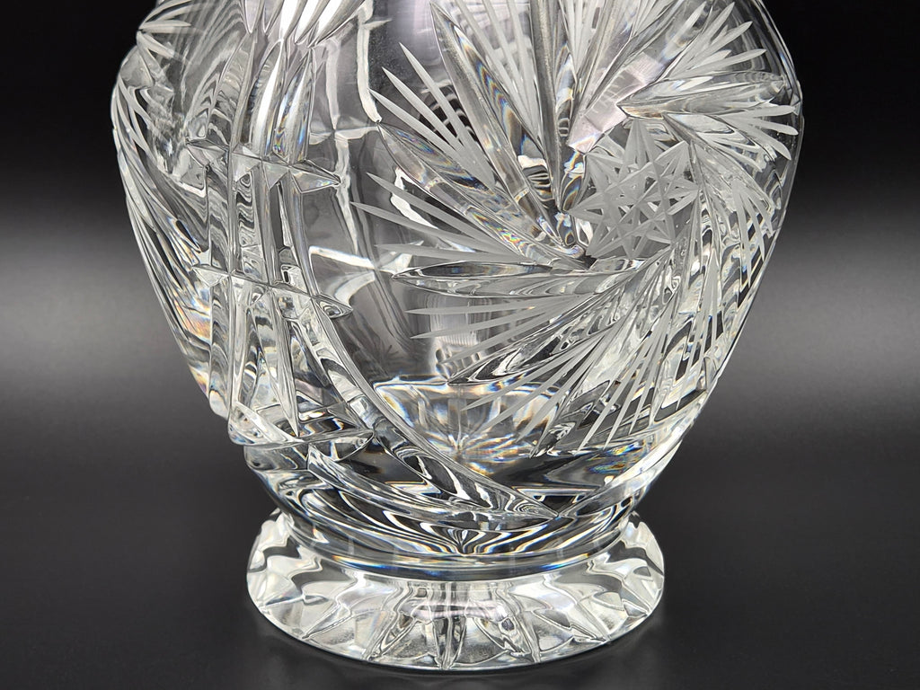 Originele Violetta Kristallen Decanteerkaraf met Stopper – Handgeslepen Loodkristal (39 cm)