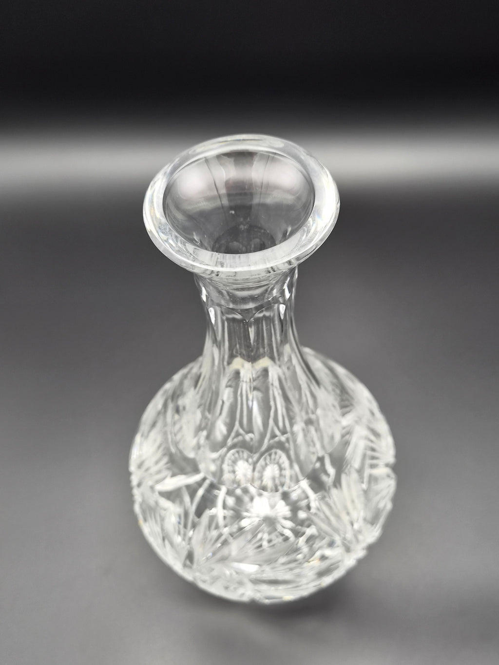 Originele Violetta Kristallen Decanteerkaraf met Stopper – Handgeslepen Loodkristal (39 cm)