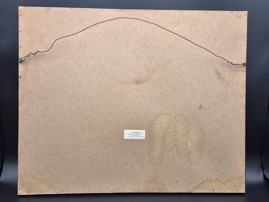 Antieke Handgekleurde Kopergravure 'Zee-Slagh van Michiel de Ruyter' (1676) – Daniel Stoopendaal