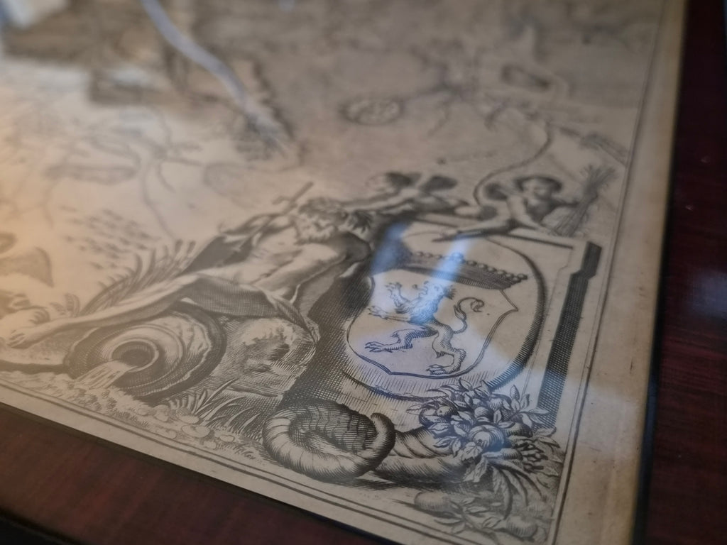 Antieke Kopergravure Graafschap Zutphen – Frederick de Wit (ca. 1680)