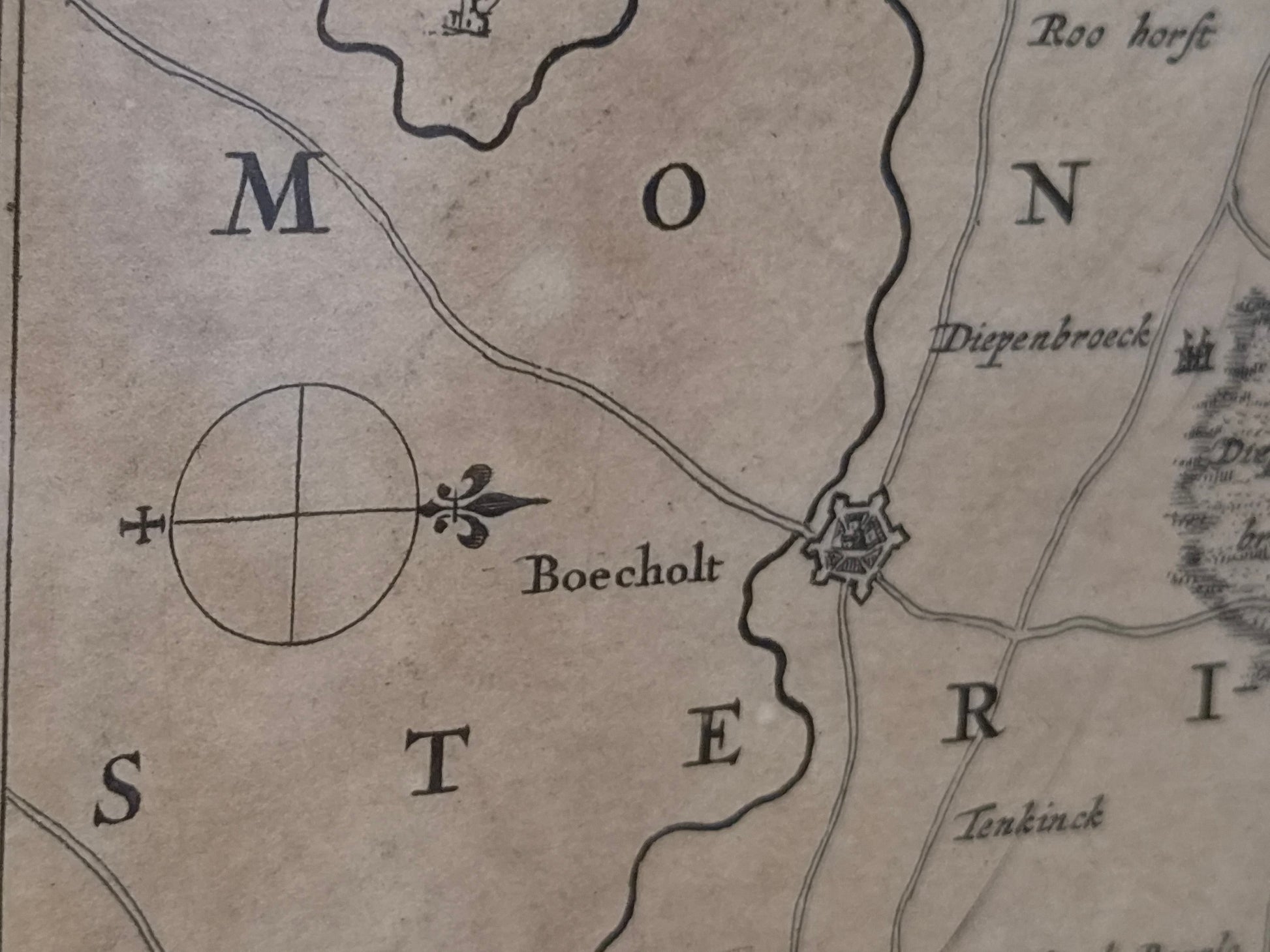Antieke Kopergravure Graafschap Zutphen – Frederick de Wit (ca. 1680)
