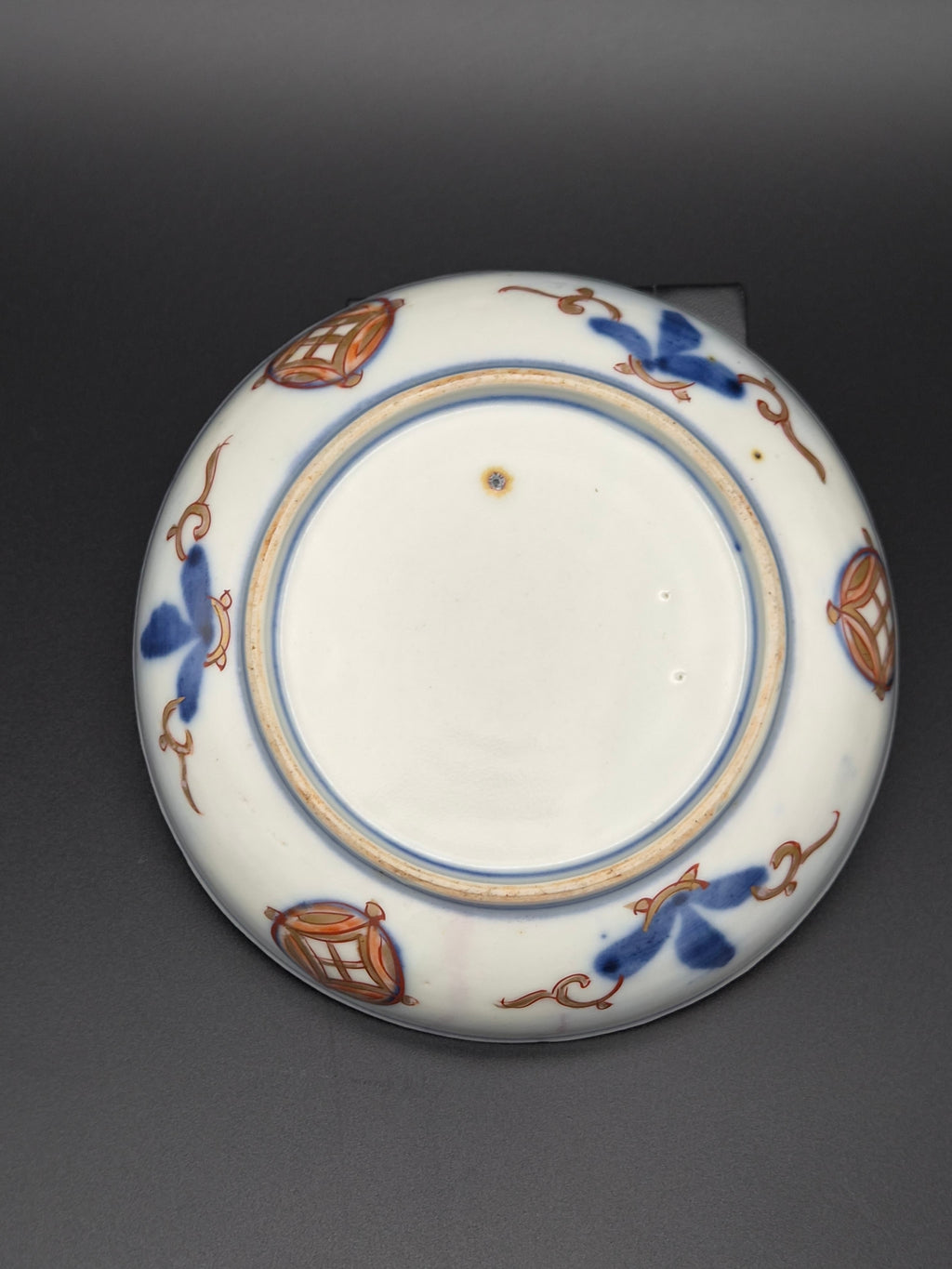 Antiek Japans Imari Porseleinen Schoteltje – Edo Periode – ø 12 cm