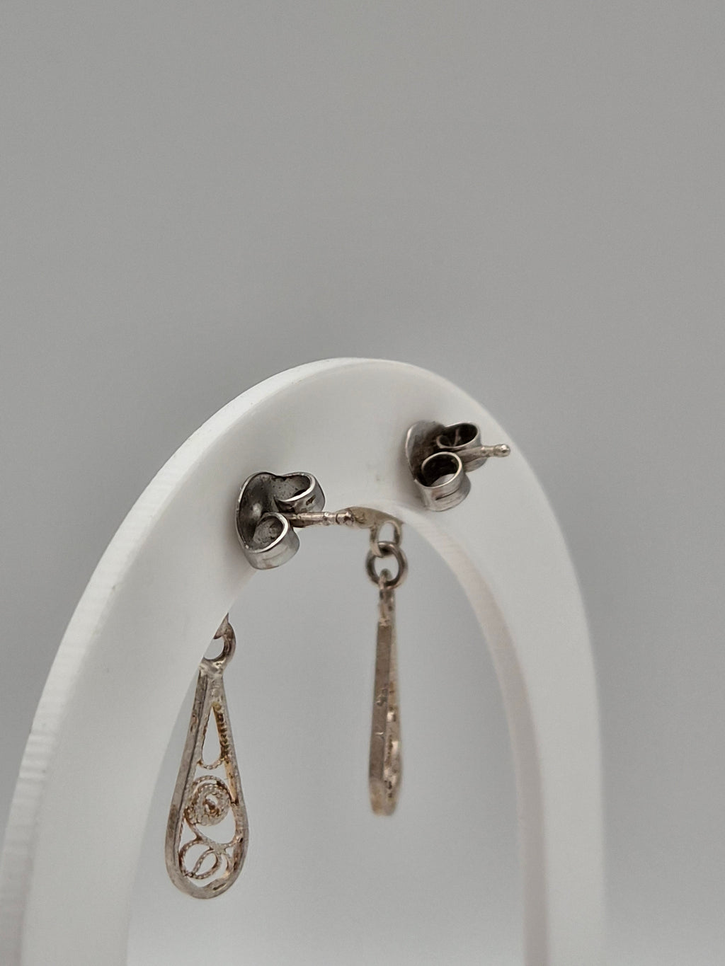 Fijne Zilveren Filigrain Oorbellen – Verfijnd Vintage Sieraad – 2,8 cm