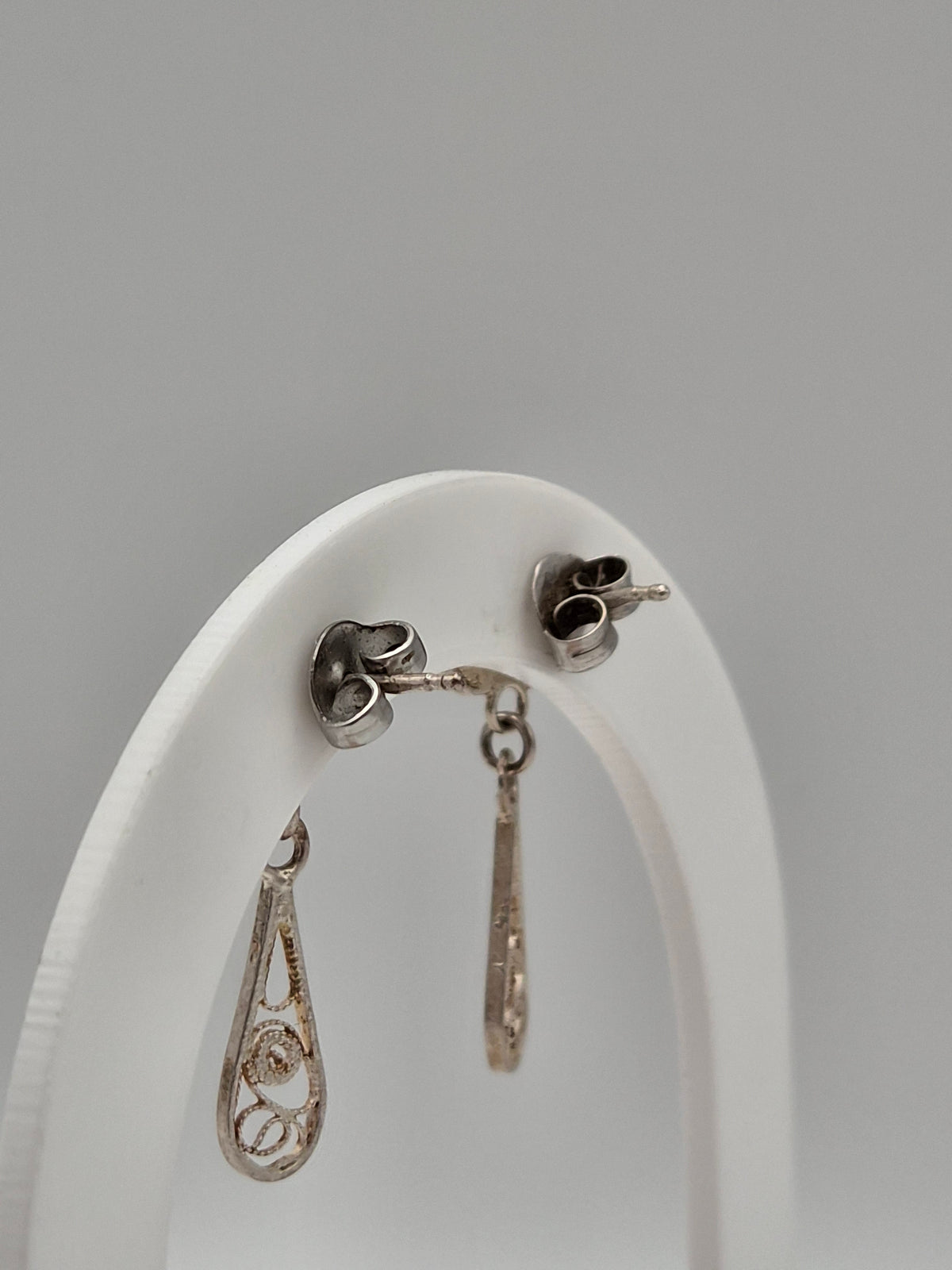 Fijne Zilveren Filigrain Oorbellen – Verfijnd Vintage Sieraad – 2,8 cm