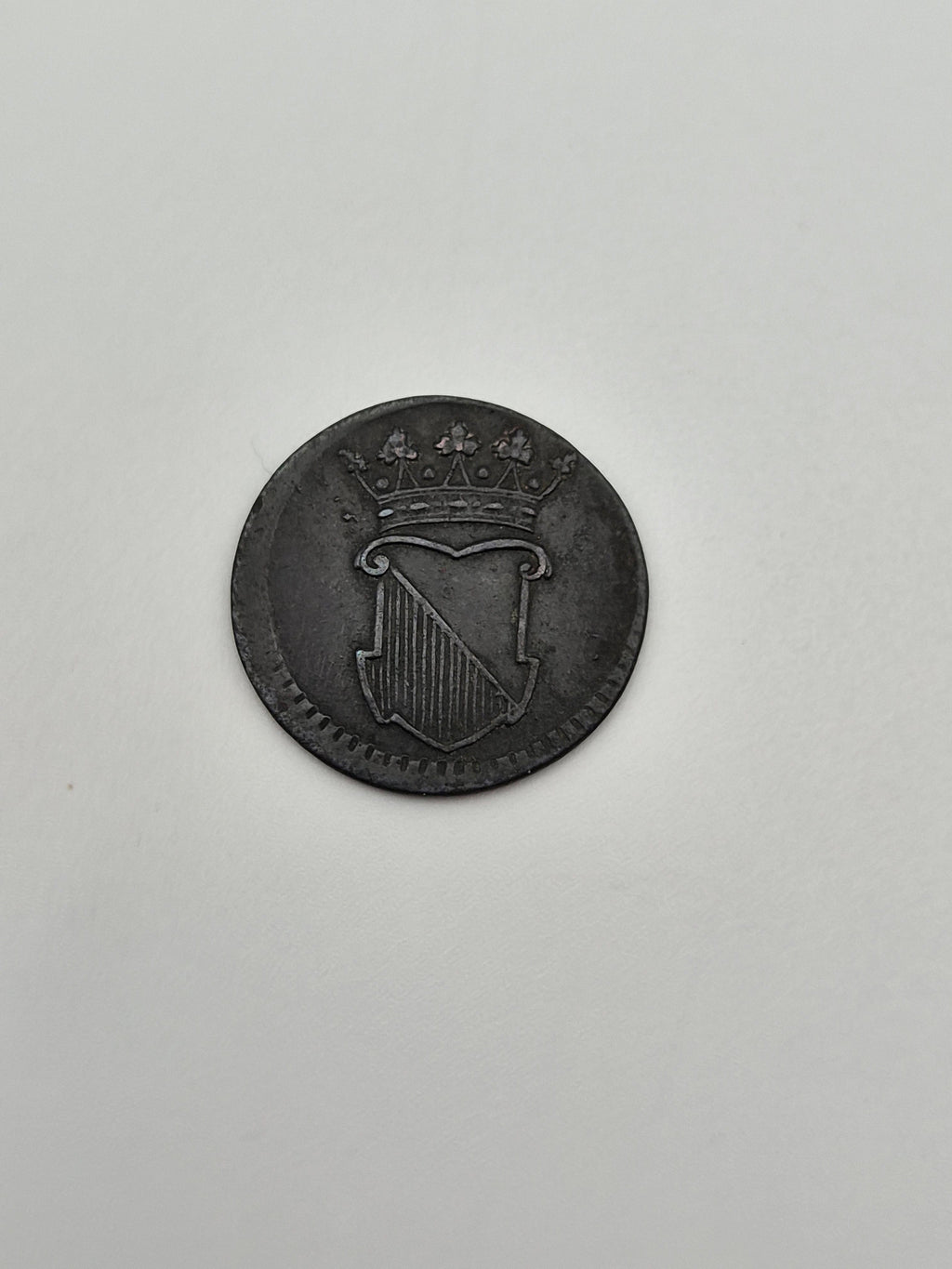 VOC Halve Duit Holland 1755 – Kleine Munt met Gekroond Hollands Wapen