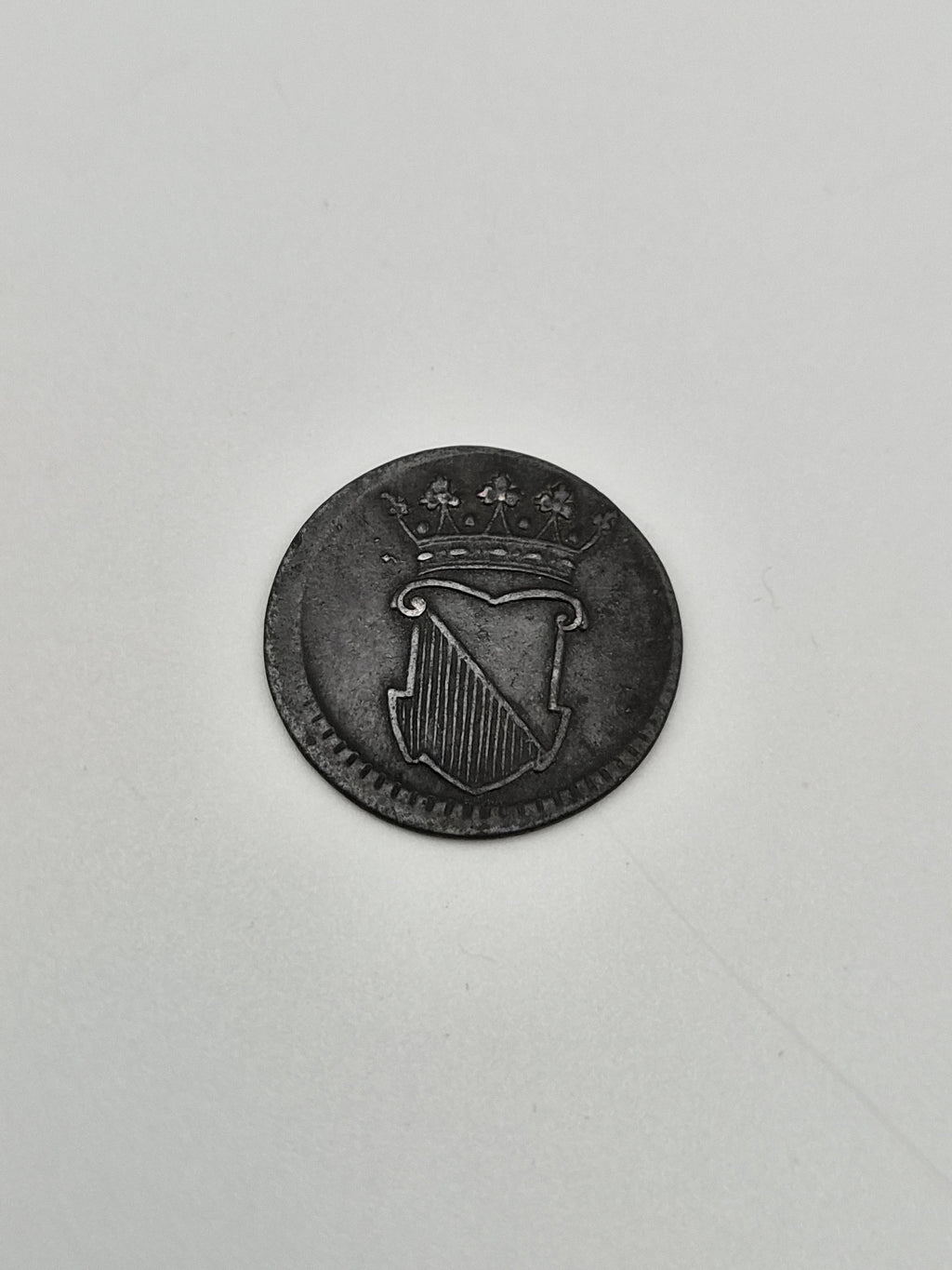 VOC Halve Duit Holland 1755 – Kleine Munt met Gekroond Hollands Wapen