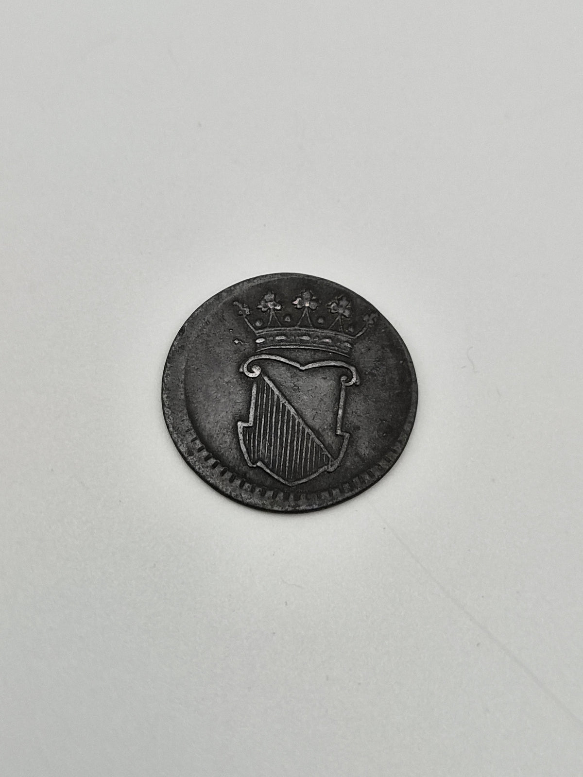 VOC Halve Duit Holland 1755 – Kleine Munt met Gekroond Hollands Wapen