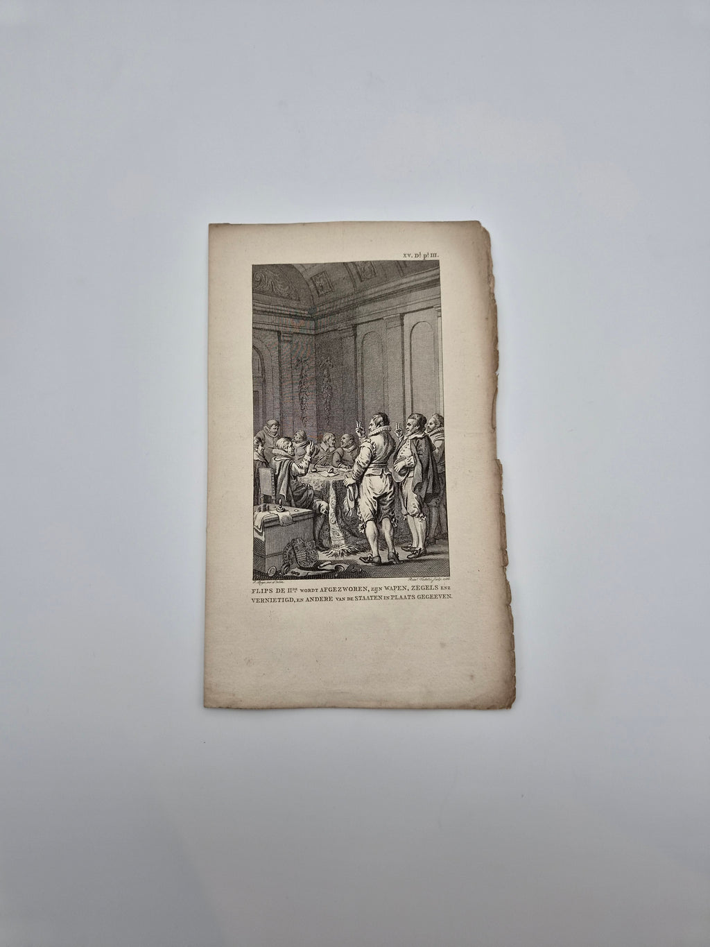 Het Afzweren van Filips II – Jacobus Buys & Reinier Vinkeles – 1786