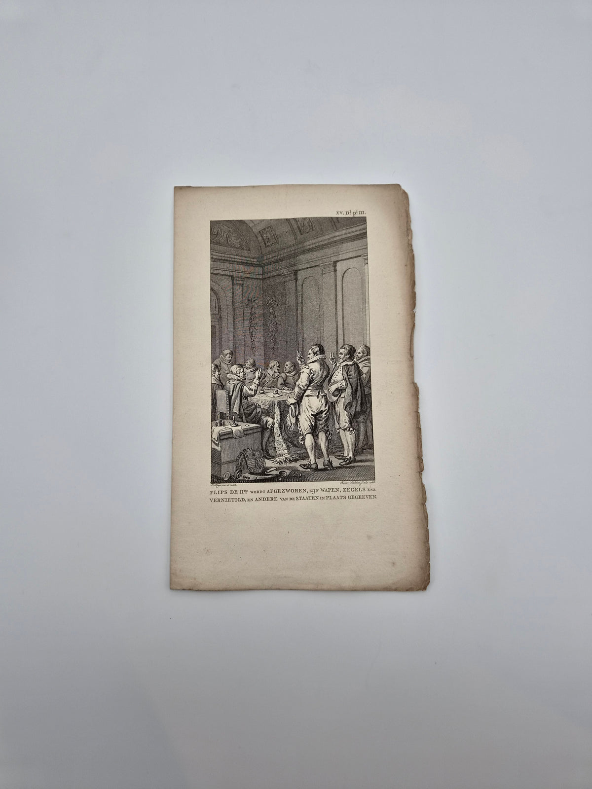 Het Afzweren van Filips II – Jacobus Buys & Reinier Vinkeles – 1786