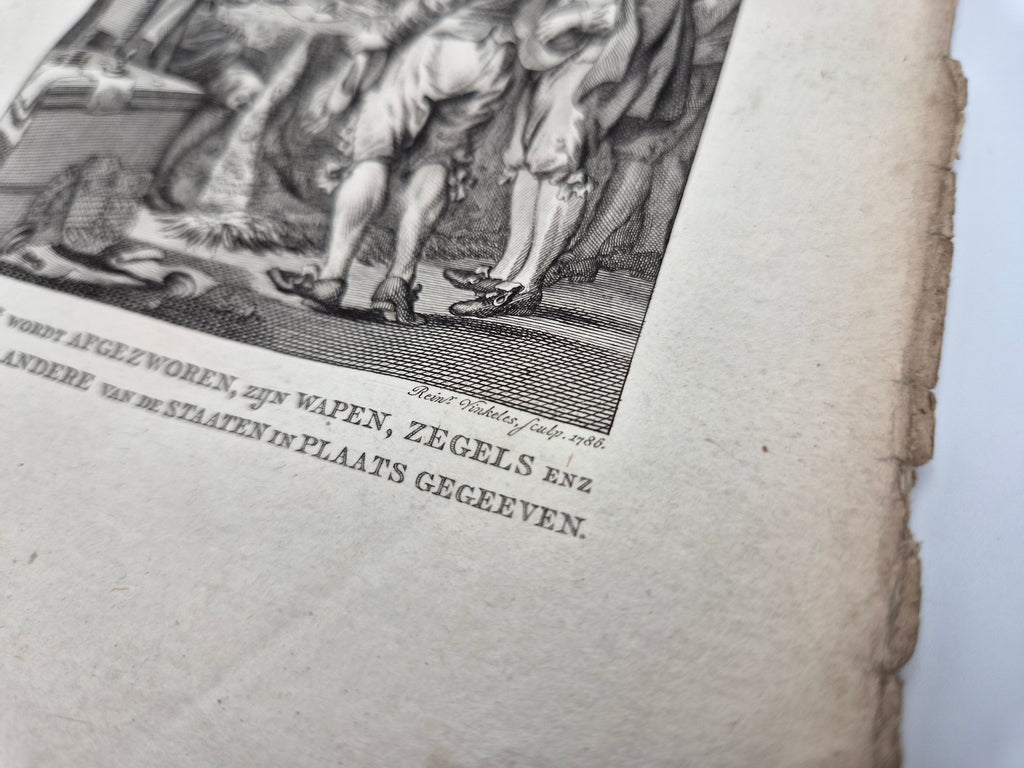 Het Afzweren van Filips II – Jacobus Buys & Reinier Vinkeles – 1786