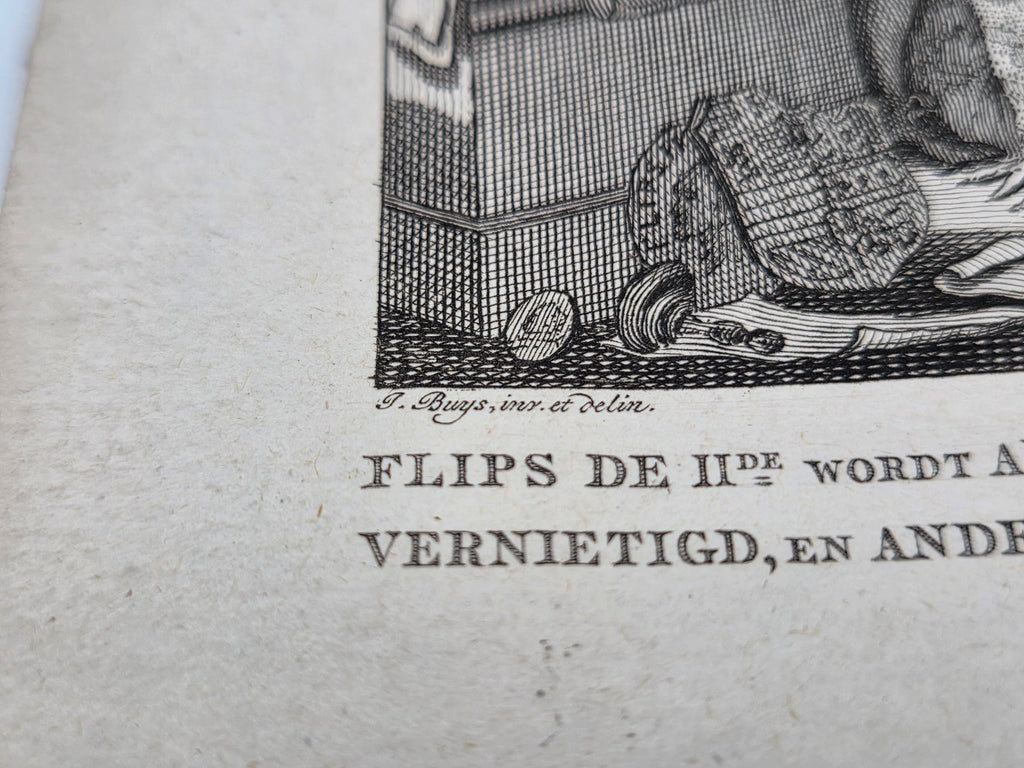 Het Afzweren van Filips II – Jacobus Buys & Reinier Vinkeles – 1786