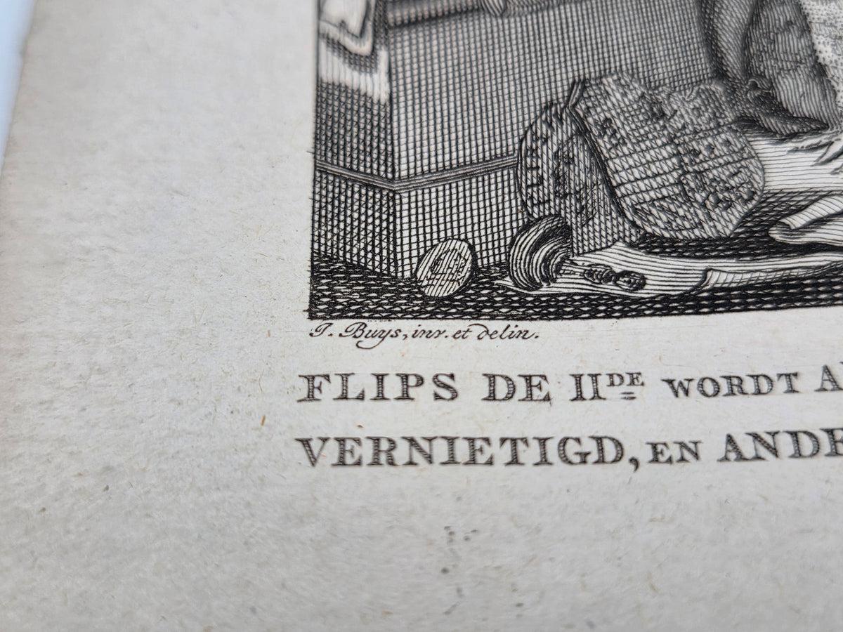 Het Afzweren van Filips II – Jacobus Buys & Reinier Vinkeles – 1786