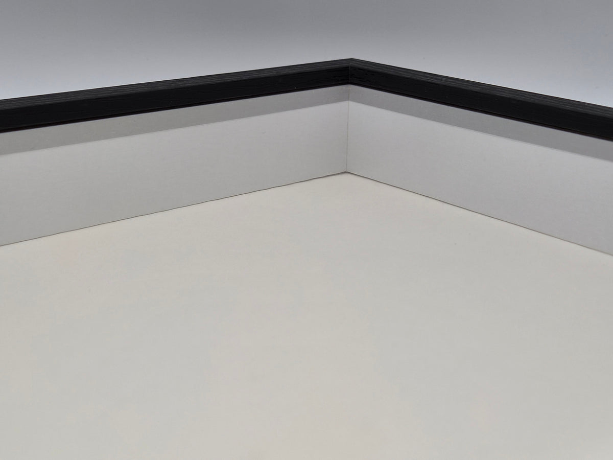 A4 Wandvitrine – Zwarte Displaybox voor Antiek & Verzamelobjecten