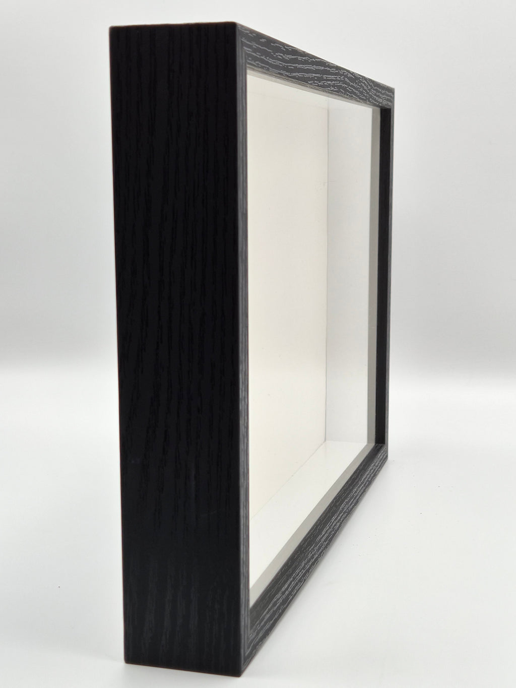 A4 Wandvitrine – Zwarte Displaybox voor Antiek & Verzamelobjecten