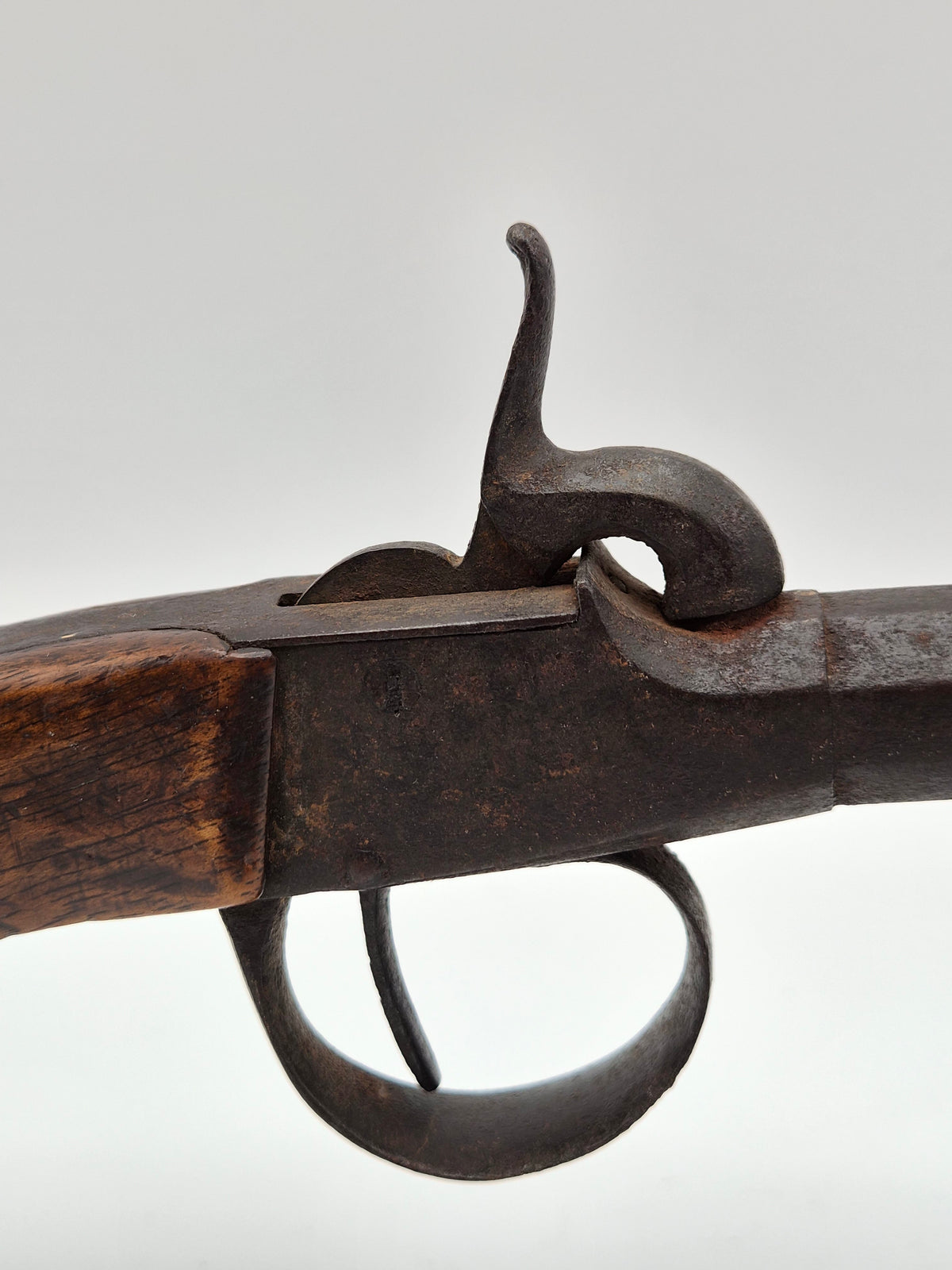 Antiek Enkelloops Percussie Zakpistool (ca. 1850)  – Unieke Militaria Wanddecoratie