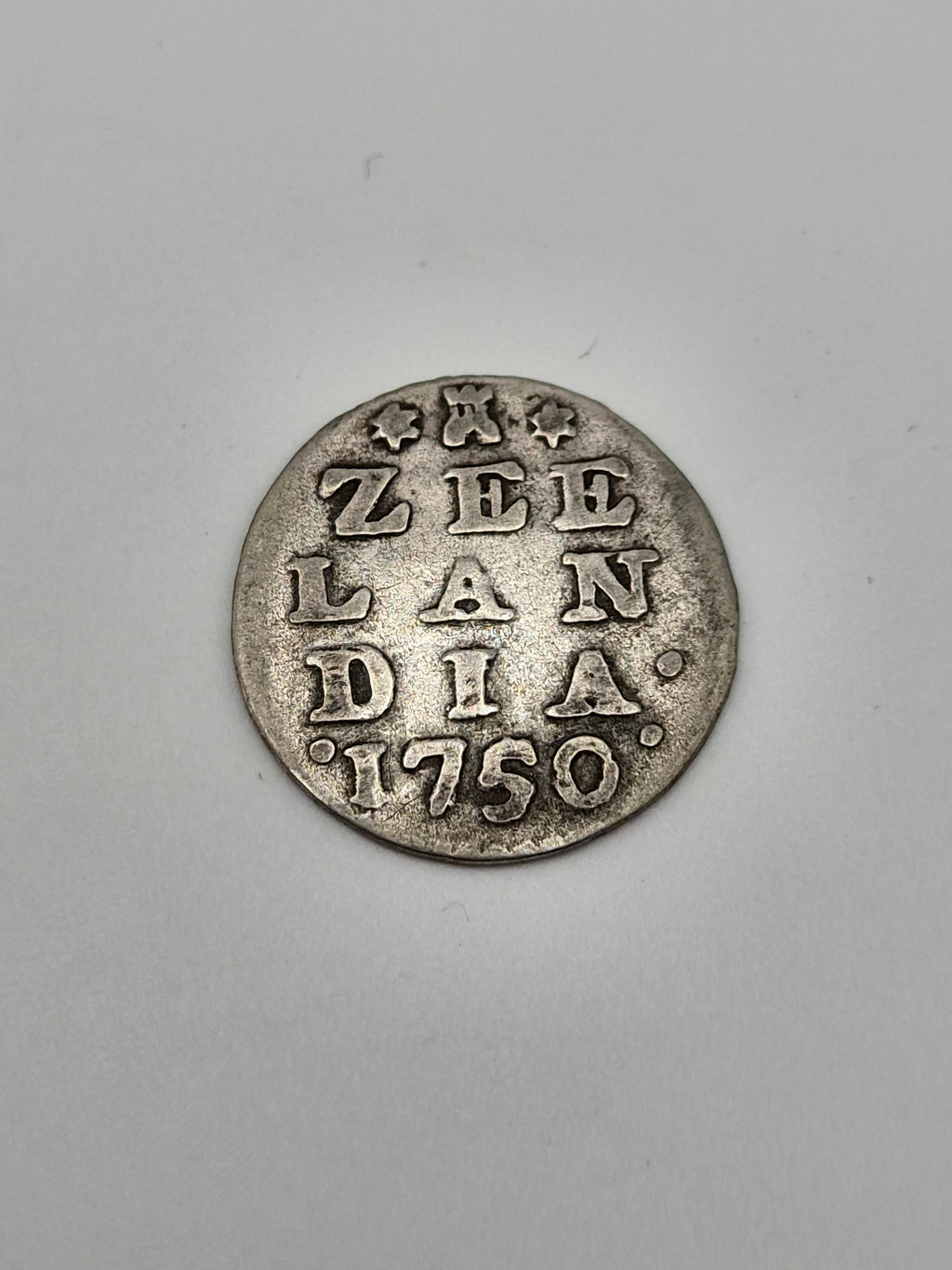 Antieke Zilveren 2 Stuiver Zeeland 1750 – Dubbele Wapenstuiver – Middelburg