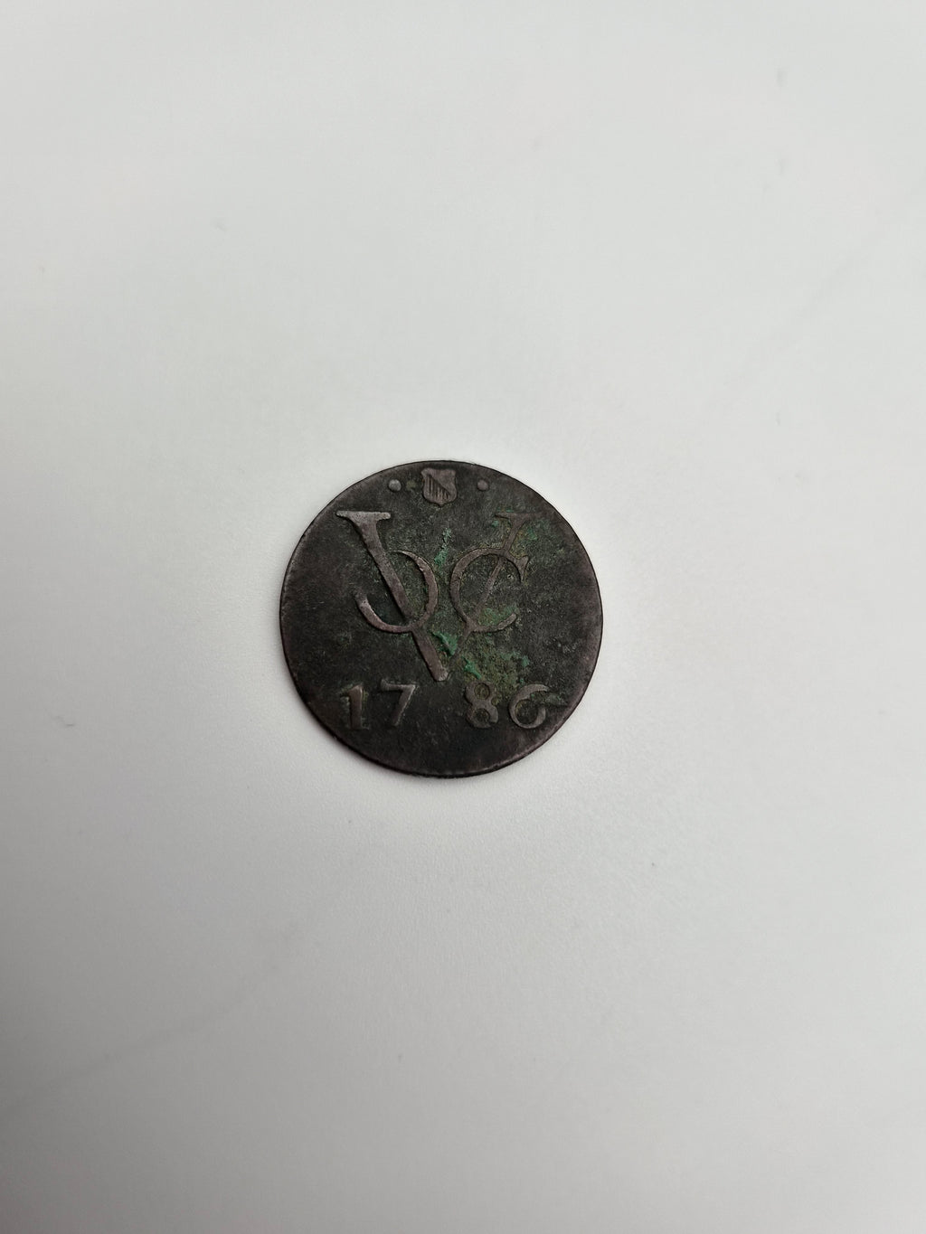 Antieke VOC Duit Utrecht 1786 – Verenigde Oost-Indische Compagnie