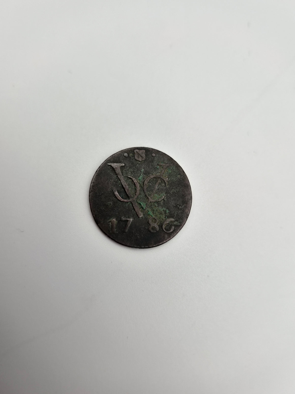 Antieke VOC Duit Utrecht 1786 – Verenigde Oost-Indische Compagnie