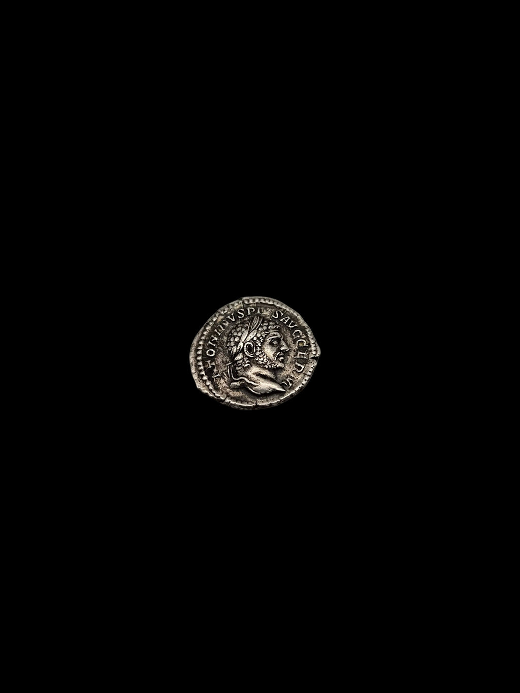 Romeinse zilveren denarius van Caracalla – Sol, ca. 216 n.Chr.