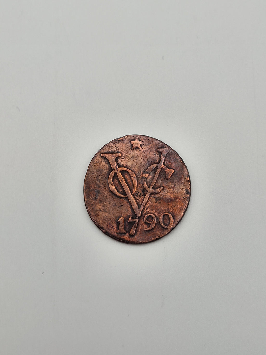 Dubbele duit VOC-munt uit 1790 – Utrecht