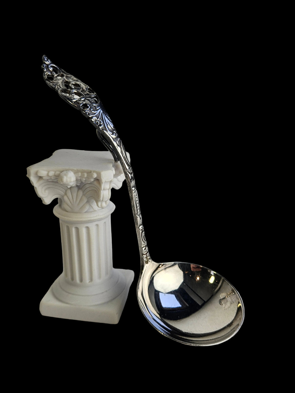 Zilveren roomlepel – Gebr. Huisman, Schoonhoven – 13 cm